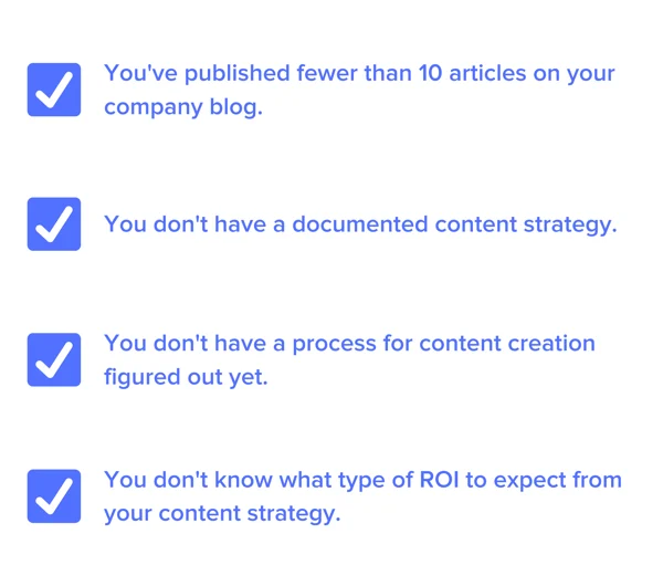 Early Content Strategy graphic