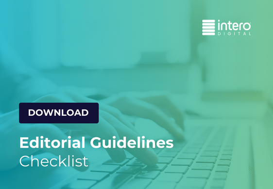 Editorial Guidelines Checklist Download digital marketer using laptop download